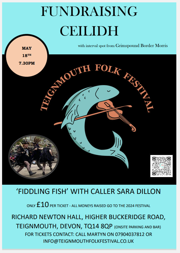 Fundraising May Ceilidh Poster